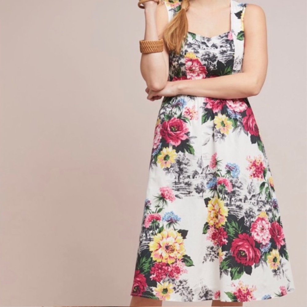 Anthropologie Floral Midi Amelia